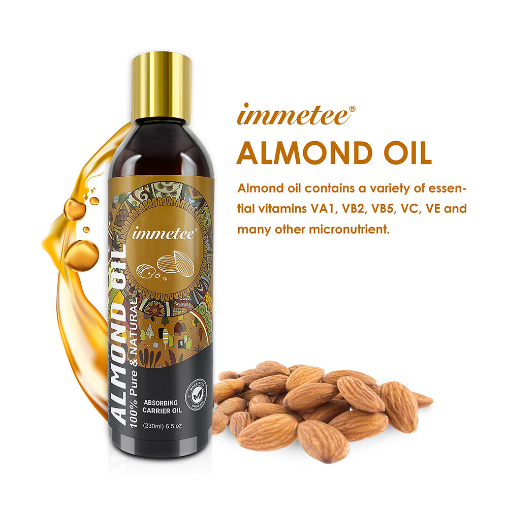 Immetee 100% Pure Organic Almond Oil