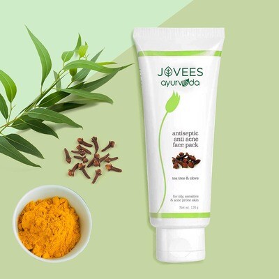 JOVEES TEA TREE AND CLOVE ANTI-ACNE FACE PACK - 120g