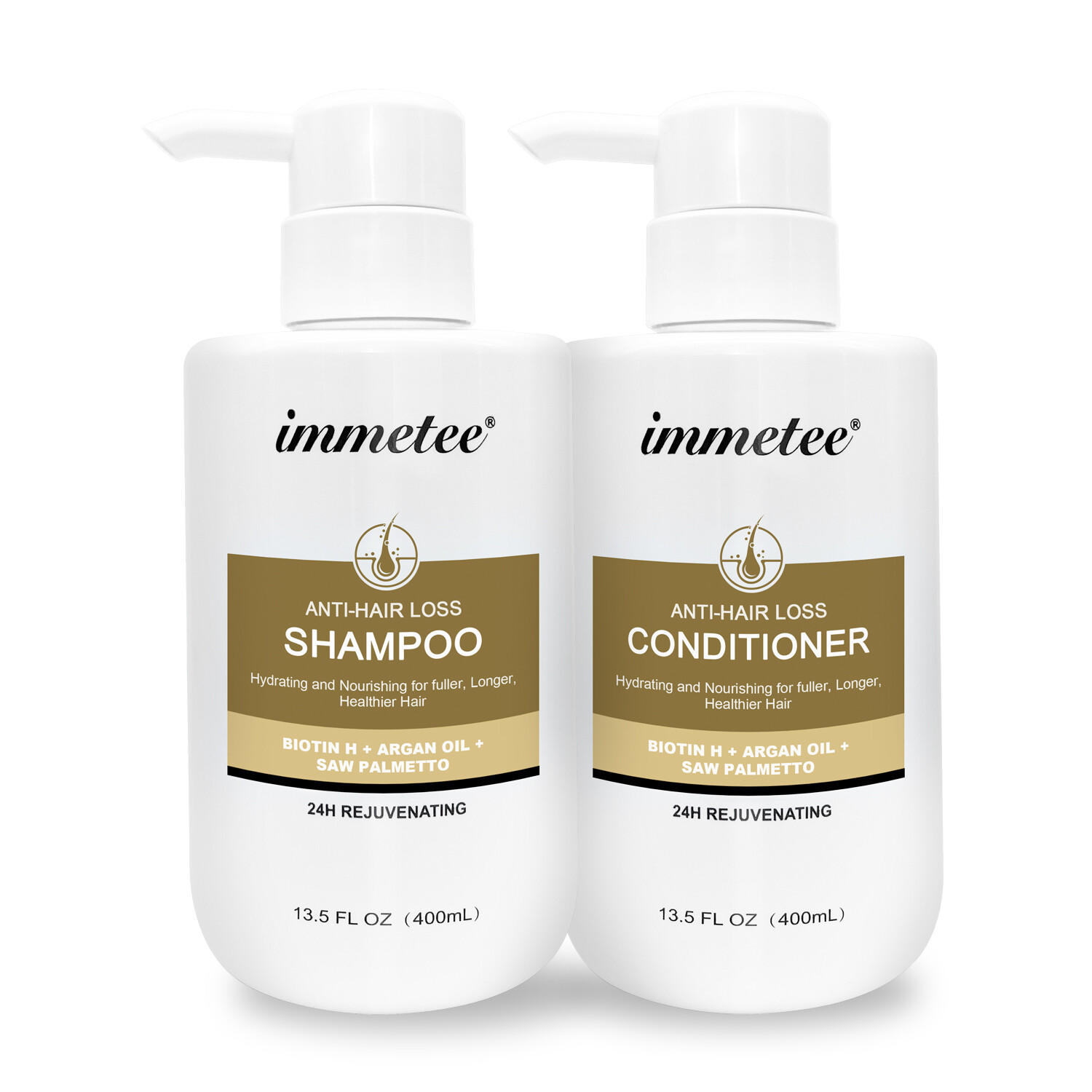 Immetee DHT Blocker /Anti Hair Loss Shampoo/Conditioner - 400ml