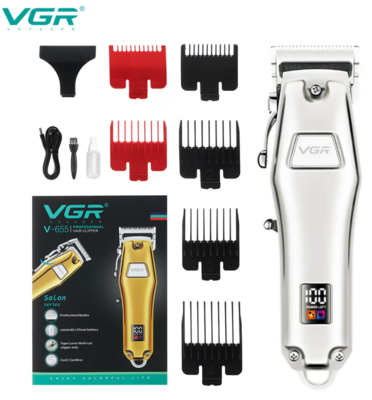 VGR V-655 - CORDLESS PROFESSIONAL HAIR CLIPPER