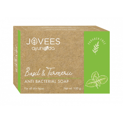 Jovees Basil & Turmeric Anti Bacterial Soap - 75g