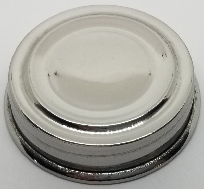 1-7/8ths" NON PERFORATED Solid (not Pierced) smooth sealed Spice Jar Lid shaker Hoosier Sellers antique vintage tight closed