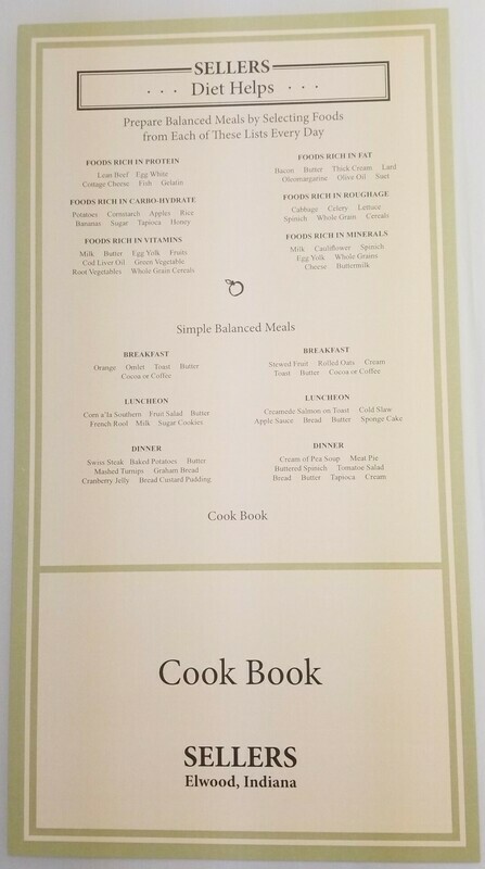 Door Cards - Sellers -  Hoosier cabinet info antique vintage chart cooking old