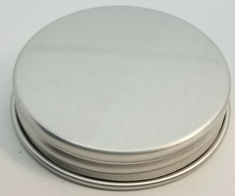 2-1/2 (5/8) inch Aluminum Jar Lid Threaded shaker antique hoosier sugar tea coffee antique vintage retro