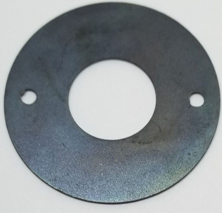 Black Steel Crank Hole Cover Wall Phone antique old vintage retro ring kellogg western electric oak