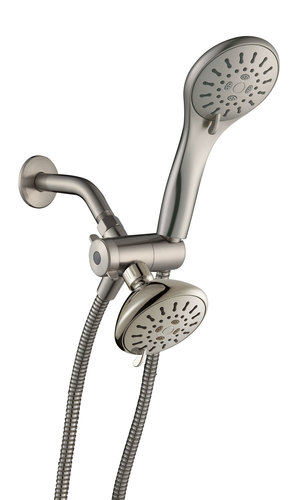 Oasis Dual Shower Nickel Finished - 3-Way Combo
