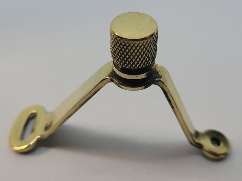 Brass BELL MOUNT for Oak Wall Phone Kellogg Western electric antique vintage retro