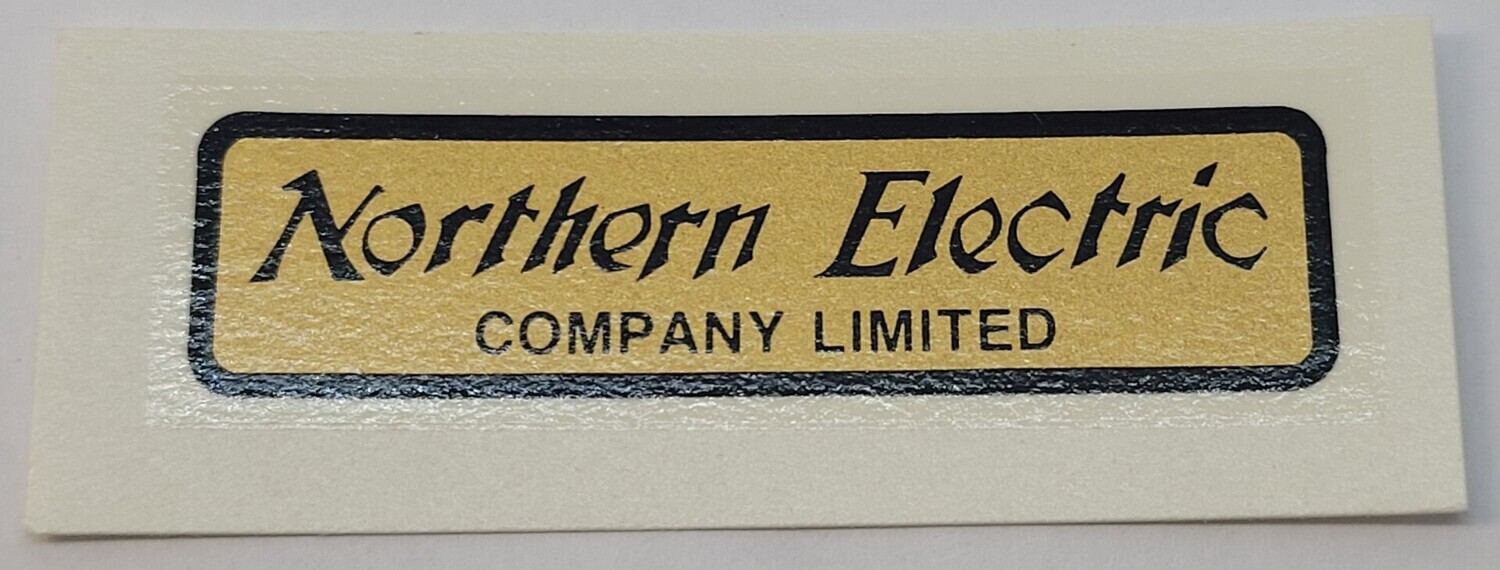 Northern Electric Company Limited Water Decal - Phone Kellogg western electric antique vintage retro old