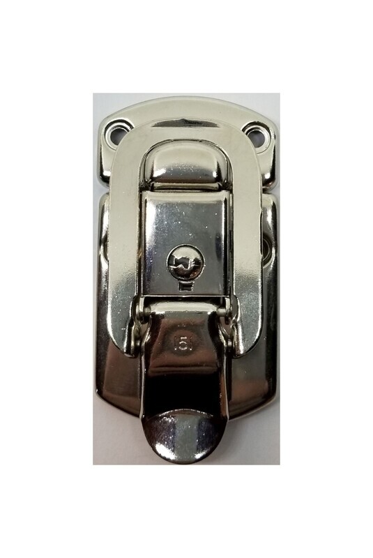 3" Nickel Plated Steel Locking Drawbolt with Keys chrome secure latch buckle lock chest box trunk briefcase luggage suitcase case
