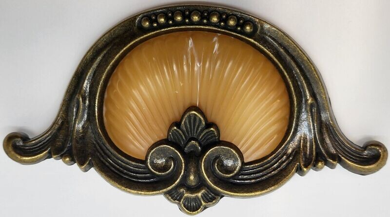 Bakelite 3.562" CC Zinc Diecast Waterfall style knob pull mid century modern rustic antique vintage retro old tortoise shell backing