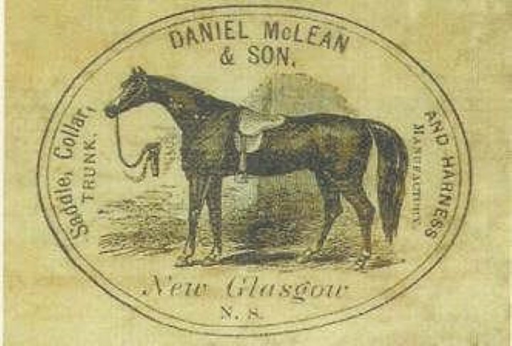 Daniel McLean & Sons Maker Label steamer trunk chest sticker decal interior antique vintage old sign
