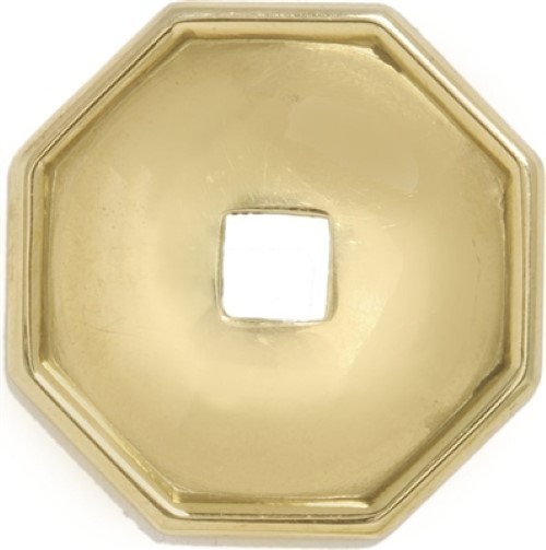 Octagonal Backplate - Brass