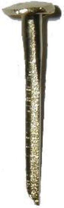 Trunk Tacks - Brass Plated - 1"