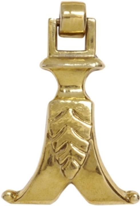 Leaf Drop Pull- Brass