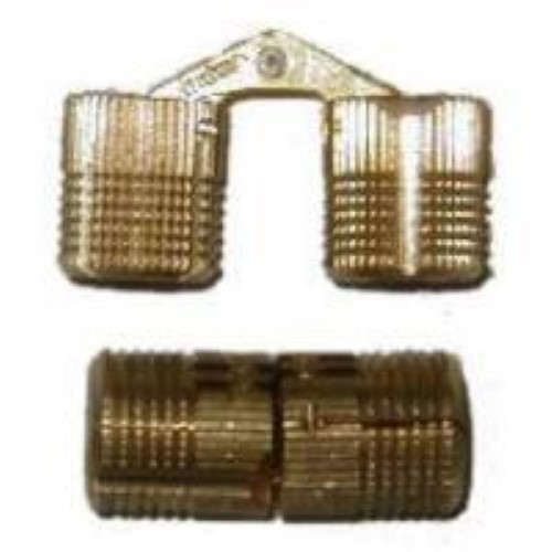 (LIMITED STOCK) - Brass Concealed Barrel Hinge 9/16"