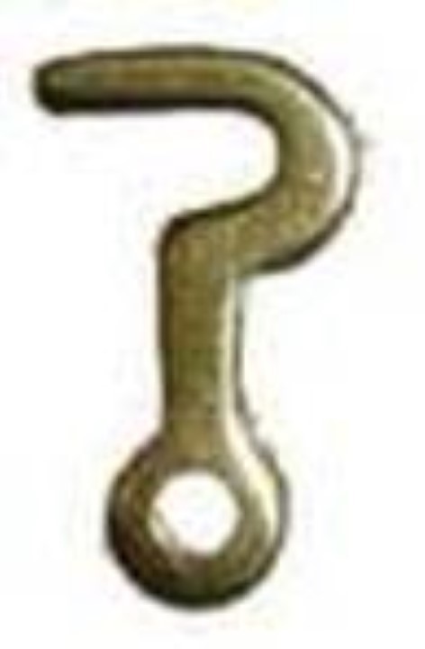 Brass Plated Steel Hook Latch --- 1.25 Inch -- 1 1/4"