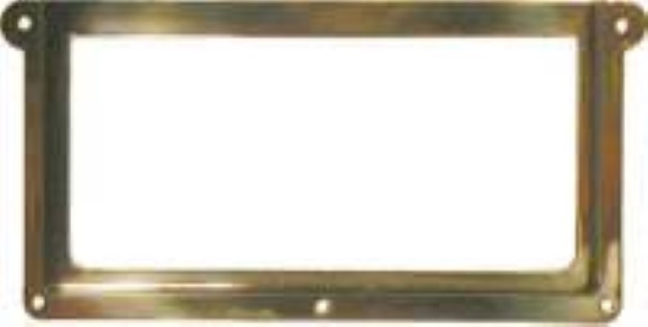 (LIMITED STOCK) - --- File Cabinet Card Holder - Brass