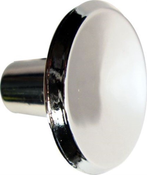 (LIMITED STOCK) -- Bright Nickel Mid-Century Modern Knob