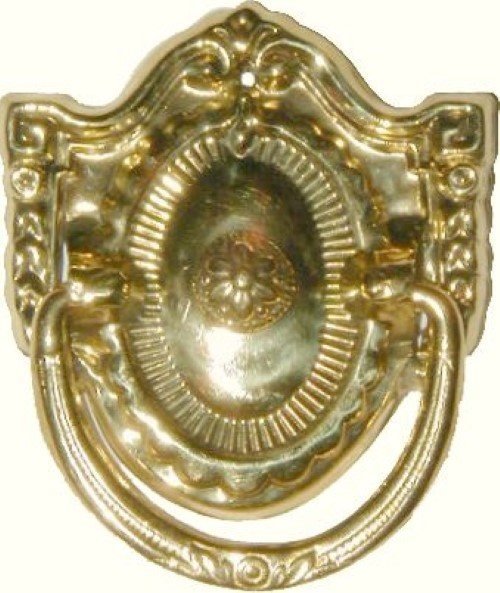Depression Era Style Stamped Brass SINGLE POST PULL