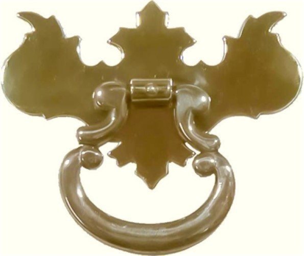 Polished Brass Early American Style SINGLE POST PULL Eagle