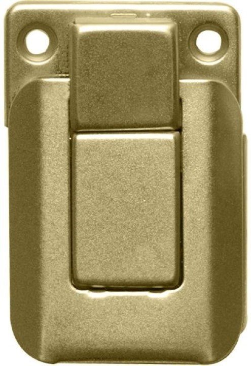 Brass Plated Drawbolt - antique chest, trunk steamer vintage old briefcase, case catch