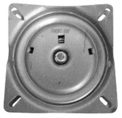SWIVEL PLATE 7” Square, 3° Pitch With Memory Return Spring