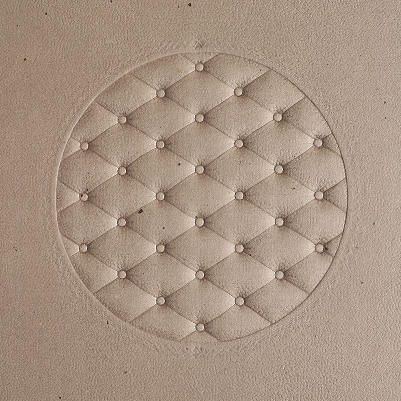 Fiber REPLACEMENT SEAT - Round quilted tufted Pattern seat chair fancy antique decorative design embossed raised pressed Fiber REPLACEMENT SEAT - Round quilted tufted Pattern seat chair fancy antique decorative design embossed raised pressed