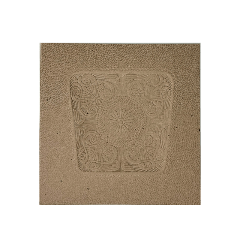 Fiber Replacement Seat - Daisy Sunflower Pattern seat chair fancy antique decorative design embossed raised pressed