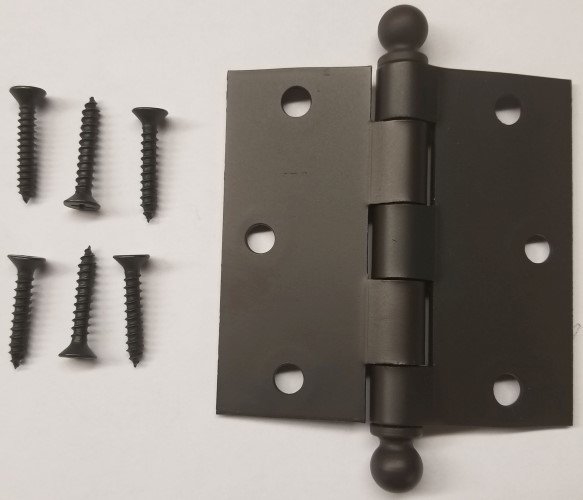 Oil Rubbed Bronze Steel Door & Window Hinge 3" X 3" Inch Architectural Grade