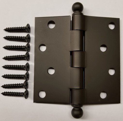 Oil Rubbed Bronze Steel Door & Window Hinge 4" X 4" Inch Architectural Grade