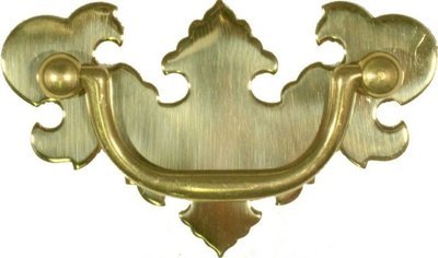 Polished Brass Chippendale Style Bat Wing 2.5