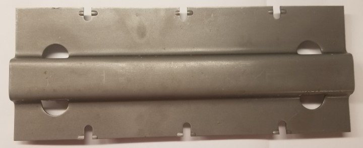 (1 COUNT) Flat Hoosier Cabinet Mounting Bracket - Sellers Boone McDougall antique vintage shelf