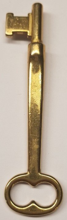 Brass Skeleton Key House Door Locks bit lock antique vintage home old