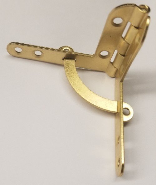 Small Brass Quadrant Hinge doll house chest jewelry box humidor chest trunk
