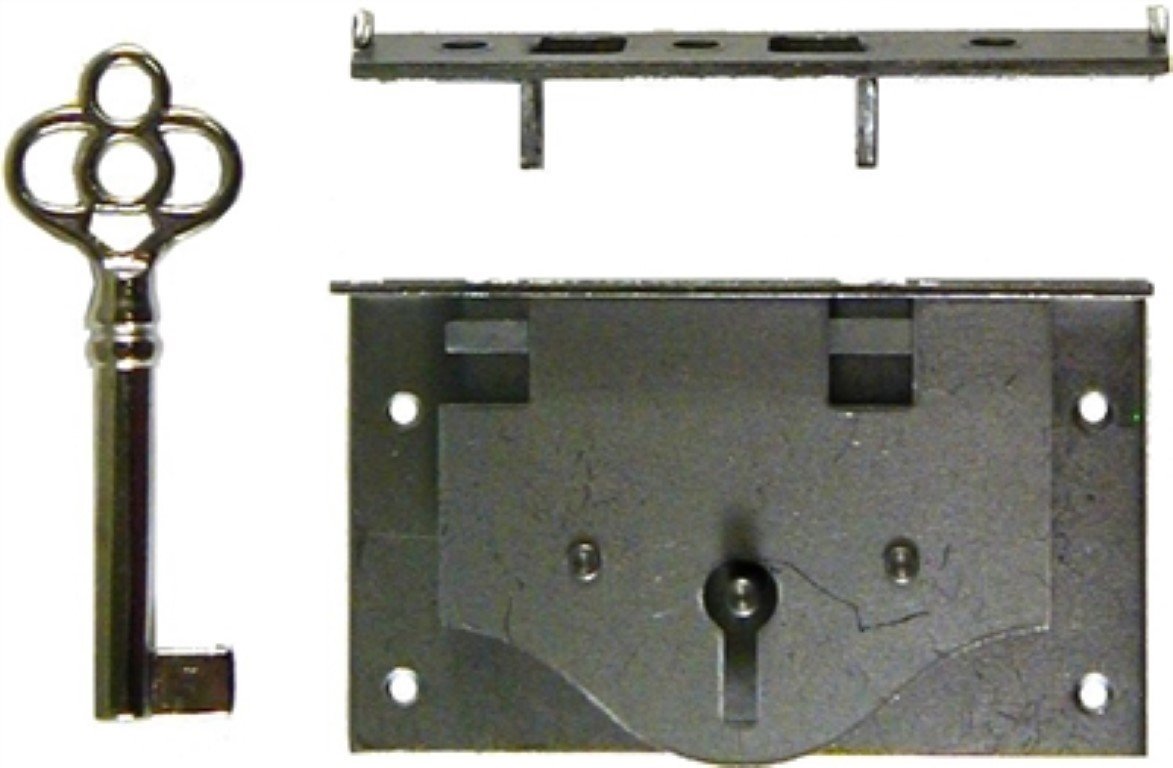 Vintage Padlock Key Trunk Chest Lock Box Desk Cabinet Antique Padlock Key NOS 