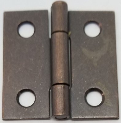 Antique Copper Plated Loose Pin Cabinet Hinge removable pin swap box vintage small jewelry
