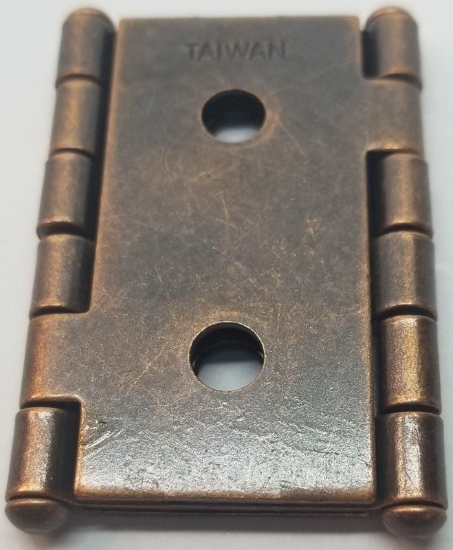 MEDIUM COPPER Plated Steel - Double-Acting Folding Screen Hinge door open blind box antique rustic