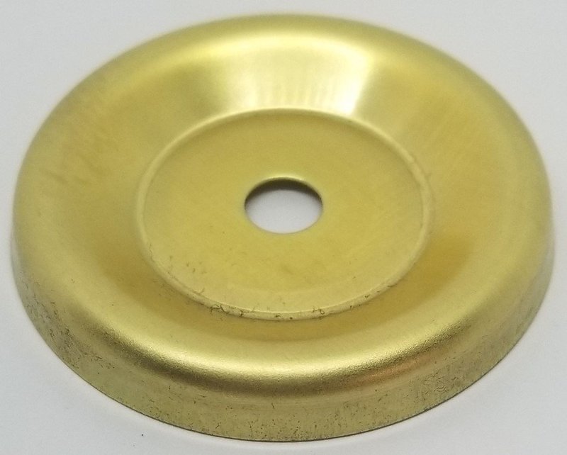 (Out Of Stock) Stamped Brass Ant Trap Hoosier Sellers Cabinet caster shank leg foot antique vintage furniture