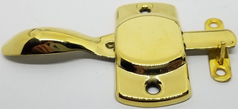 Left & Right Hand Plain BRASS Cabinet Latch Blank Hoosier Sellers antique vintage restore
