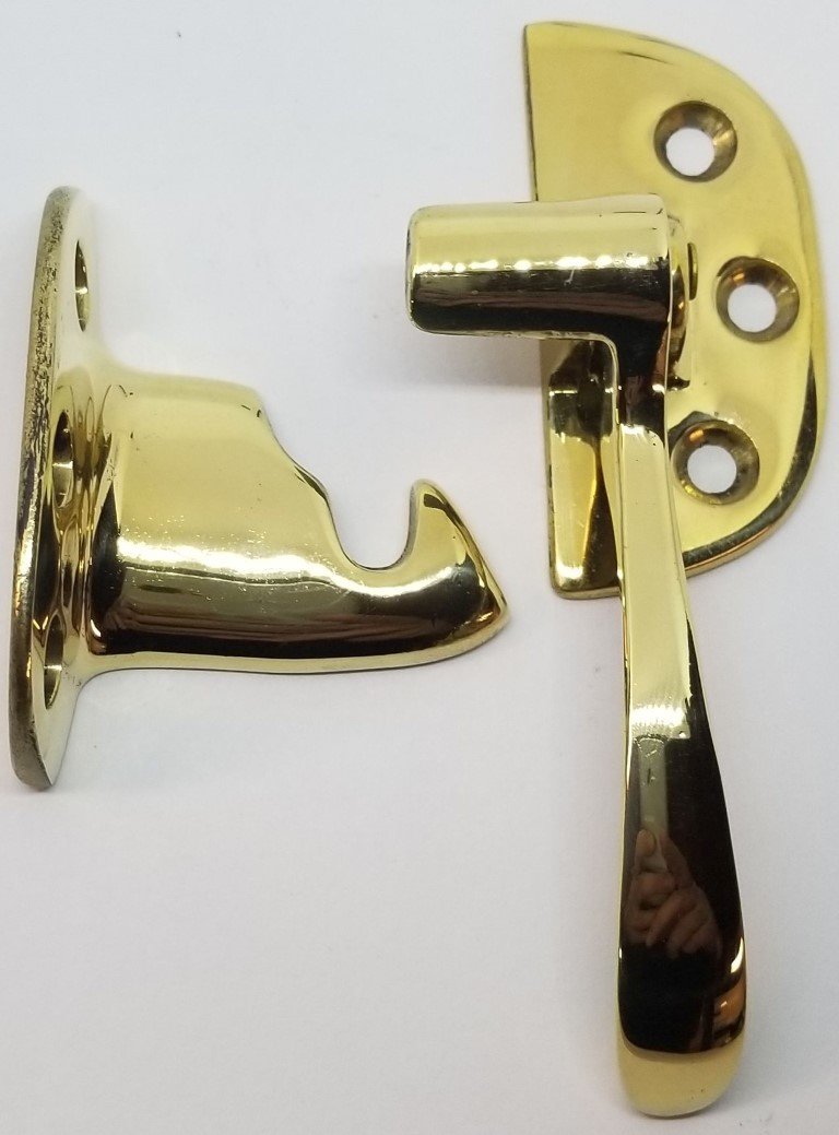 RIGHT HAND SOLID BRASS Ice Box Latch 3/8