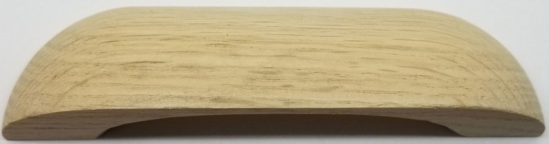 5" Plain Oak Wood Desk Drawer Pull Handle roll top Old Standard Office unfinished knob door cabinet 3-3/4" CTC