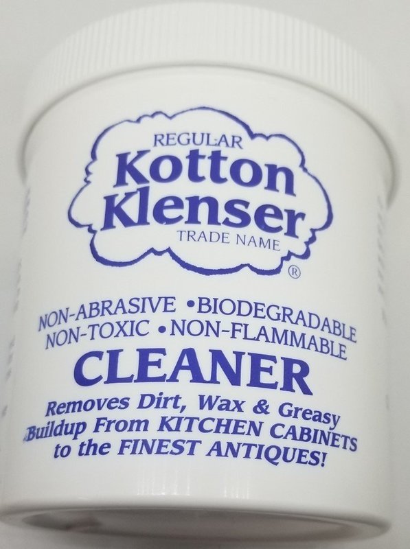 Blue - Gallon or Pint (16 OZ) ounce REGULAR KOTTON KLENSER Wood Cleaner antique cabinets paneling formica ceramic plastic tile vinyl leather marble white walls