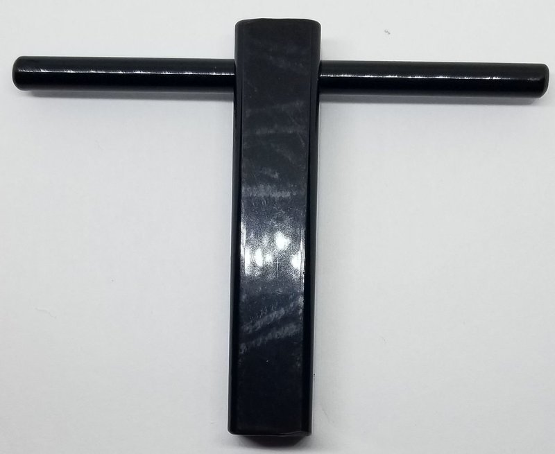 1/2" ​Square Steel BED BOLT Wrench Black Finish tool head socket  pyramid screw 7/16