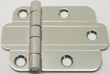 BRUSHED NICKEL Flush Mount Art Deco Cabinet Hinge line steam punk Modern Contemporary hoosier