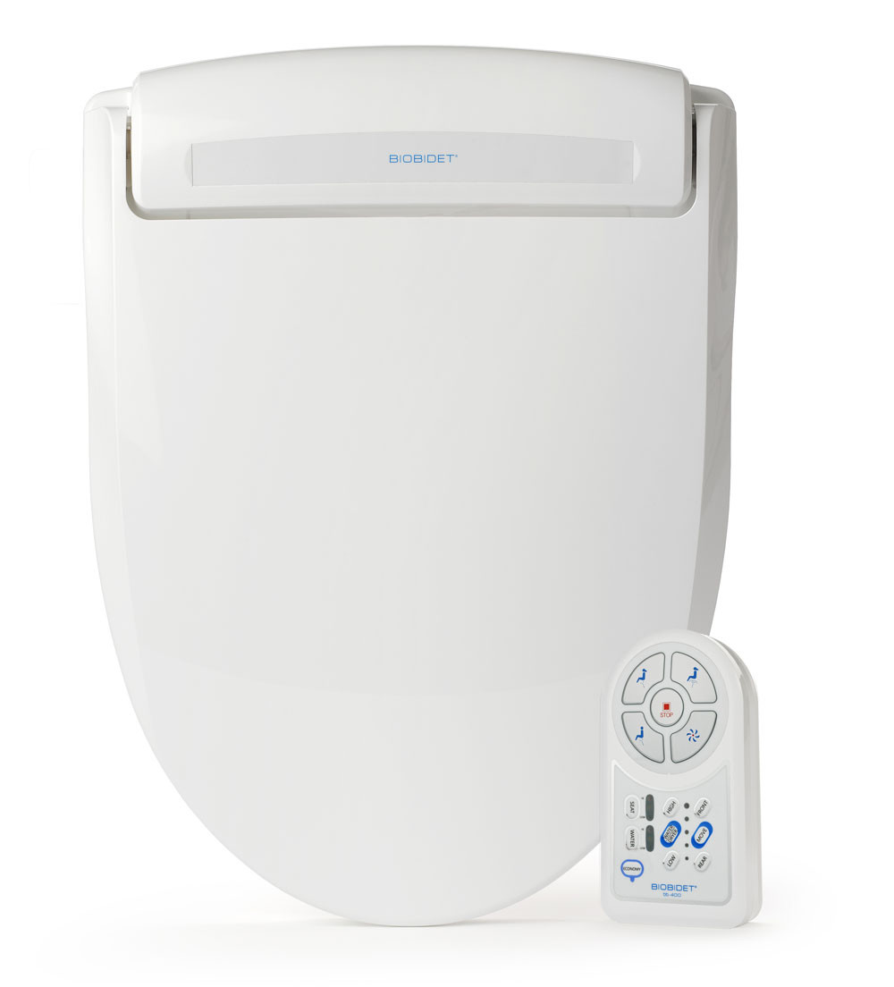 Luxury Class Harmony BB-400 Bidet Seat  Innovation.  Bio Bidet is proud to introduce the New BB-400 Harmony into its extensive line of models.  The BB-400 comes packed with all desired features such as a heated seat, warm air dryer, warm water, feminine and posterior wash, and slow closing lid and seat. The BB-400 Harmony is a continuation of Bio Bidet’s legacy when it comes to bringing the world’s best bidet technology and value together into one fantastic bundle.  As an added feature, the BB-400 comes with a wireless remote allowing for more comfort and convenience. The BB-400 is Bio Bidet’s most eco-friendly electric model. By using pure water pressure for cleansing, it consumes less energy than all other traditional electric bidets.