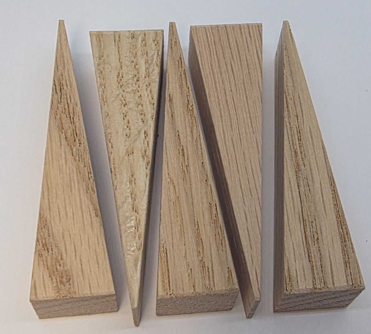 5 or 500 Count - Hardwood Caning Wedges weaving basket chair seat back peg awl tool sliver ramp doorstop bulk 5 or 500 Count - Hardwood Caning Wedges weaving basket chair seat back peg awl tool sliver ramp doorstop bulk