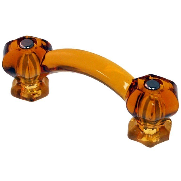 AMBER Glass Handle Hexagonal posts orange yellow flame honey brown Pull Knob Hexagon antique vintage old retro Hoosier cupboard side door drawer cabinet pan AMBER Glass Handle Hexagonal posts orange yellow flame honey brown Pull Knob Hexagon antique vintage old retro Hoosier cupboard side door drawer cabinet pan