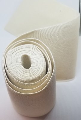 4" Twill Tape Tambour Roll Door Webbing Backing Pre Shrunk Cotton Cloth Desk Flex - Sold by the Foot