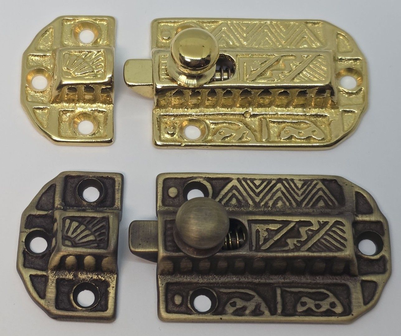 LARGE Spring Latch Catch ornate Victorian solid brass fancy antique vintage retro bolt handle slide dead door lock cabinet new door China curio drawer LARGE Spring Latch Catch ornate Victorian solid brass fancy antique vintage retro bolt handle slide dead door lock cabinet new door China curio drawer