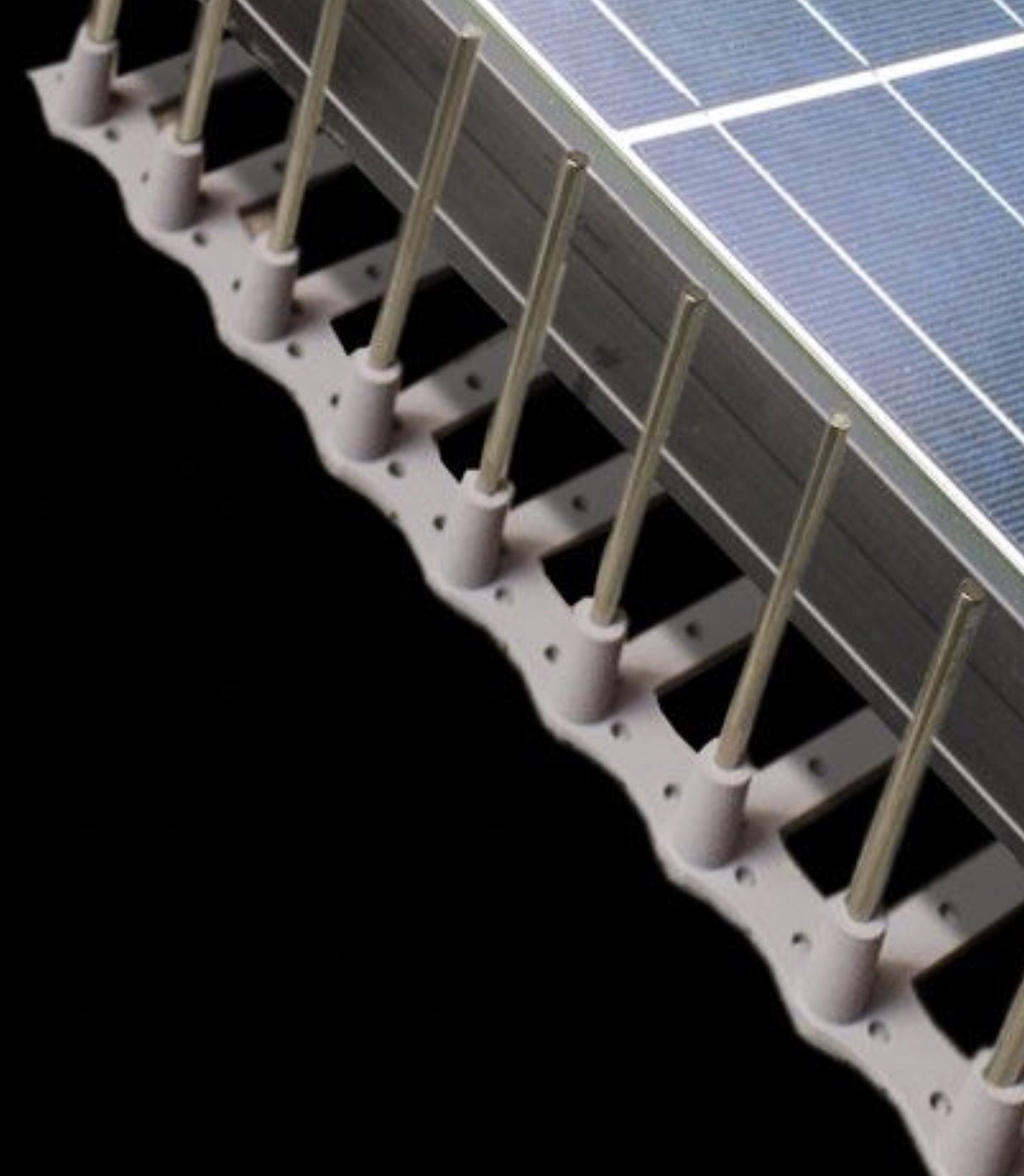 Fuglepigger for Solcellepanel og Solfangere